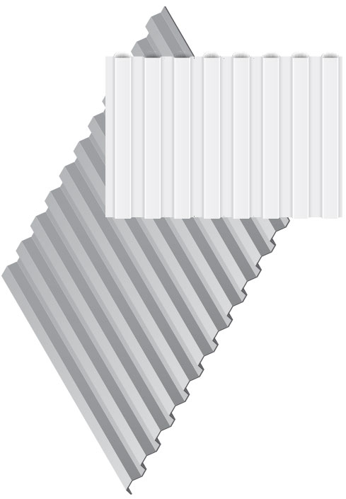 corrugated metal texture