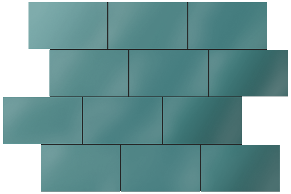 simulated flat lock panels